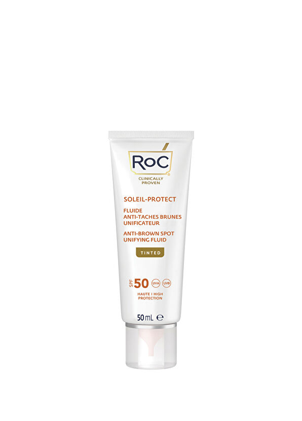 Roc Soleil-Protect Anti-Brown SPF50+ Leke Karşıtı Renkli Güneş Kremi 50 ml - 1