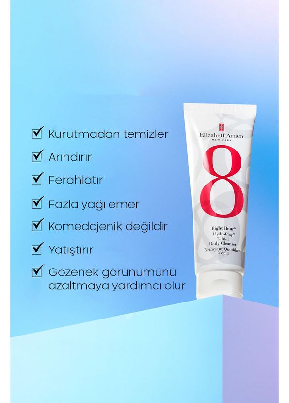 Elizabeth Arden Eight Hour Hydraplay Transforming Texture Cleanser Purifying Facial Cleanser 125 ml - 2