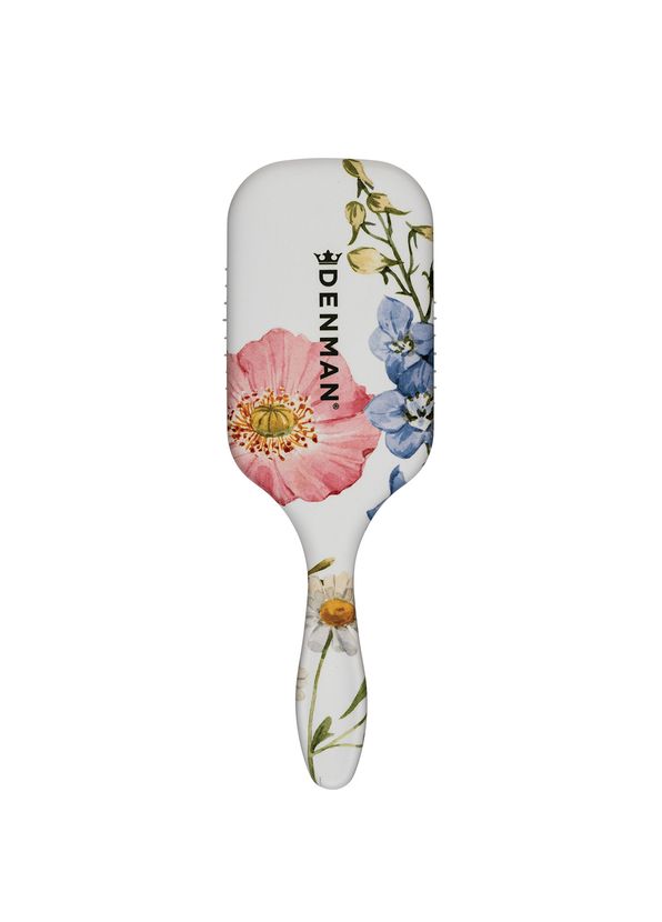 Denman D38 Detangling & Styling Paddle Floral Fantasies Hair Brush - 2