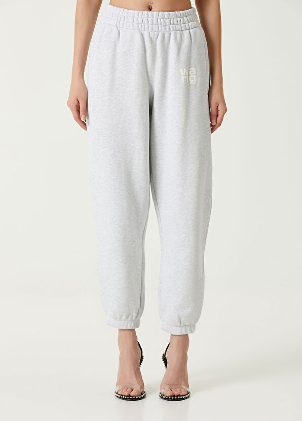 T by Alexander Wang Gri Logolu Eşofman Altı - 2