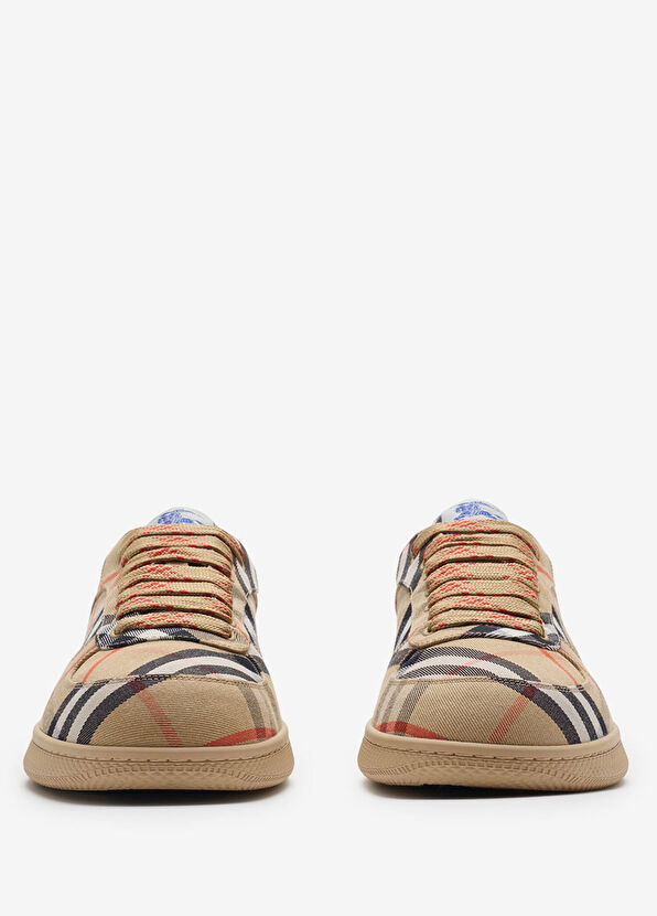Burberry Check Terrace Beige Men's Sneakers - 4