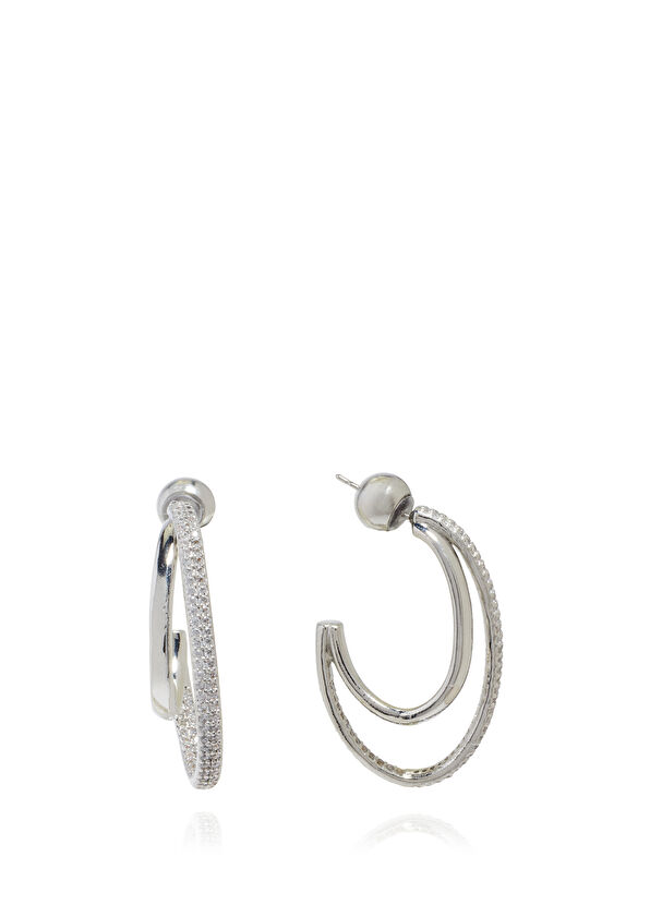 Beymen Club Silver Drop Shaped Women's Earrings - 2