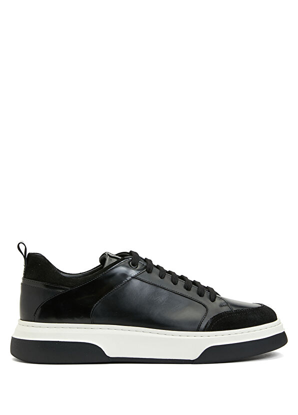 Beymen Club Black Men's Leather Sneakers - 1