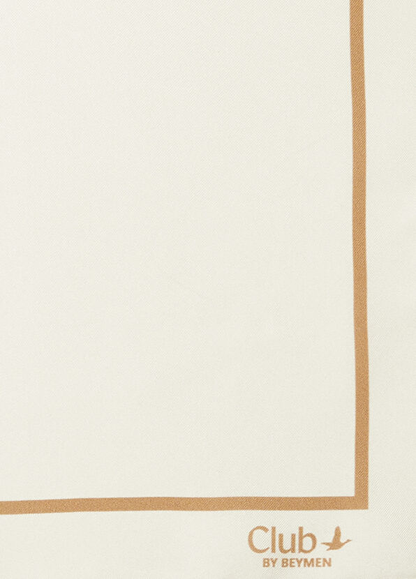 Beymen Club Beyaz İpek Poşet Mendil - 2