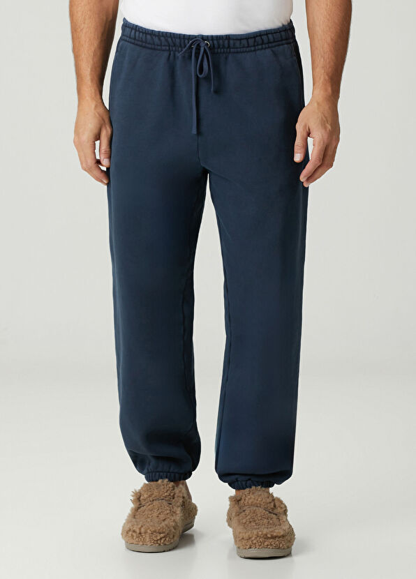 Skims Lacivert Heavy Fleece Jogger Eşofman Altı - 2