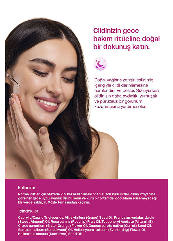 ya da multicosmetics Viniferine Yenileyici ve Detoks Etkili Gece Bakım Yağı 30 ml - 3