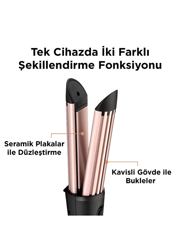 BaByliss C112E Curl Styler Luxe Siyah Şekillendirici - 2