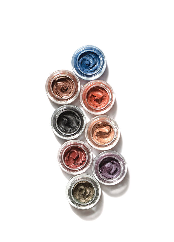 Rosece Smoke Siyah Gümüş Işıltılı B14 Krem Göz Farı - 4