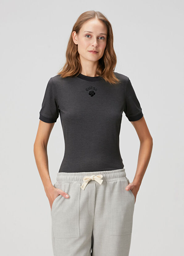 Guess Grey Logo T-Shirt - 1