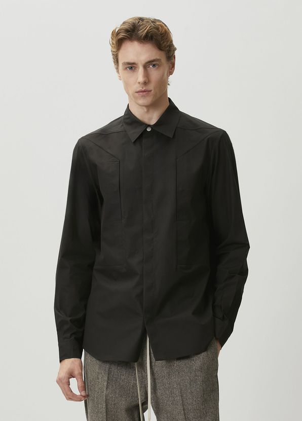 Rick Owens Black Shirt - 1