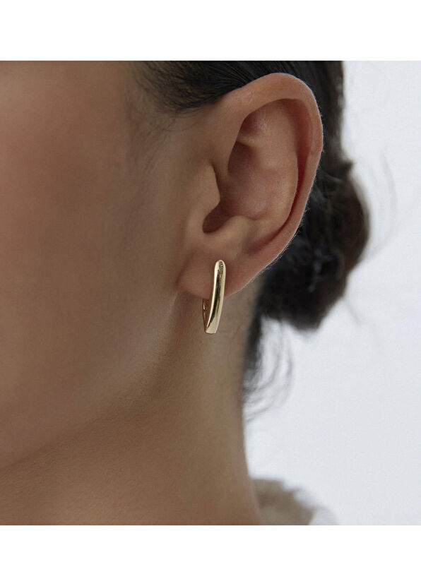 Hamza Yılmaz Jewelry V 14 Ayar Altın Kadın Küpe - 4