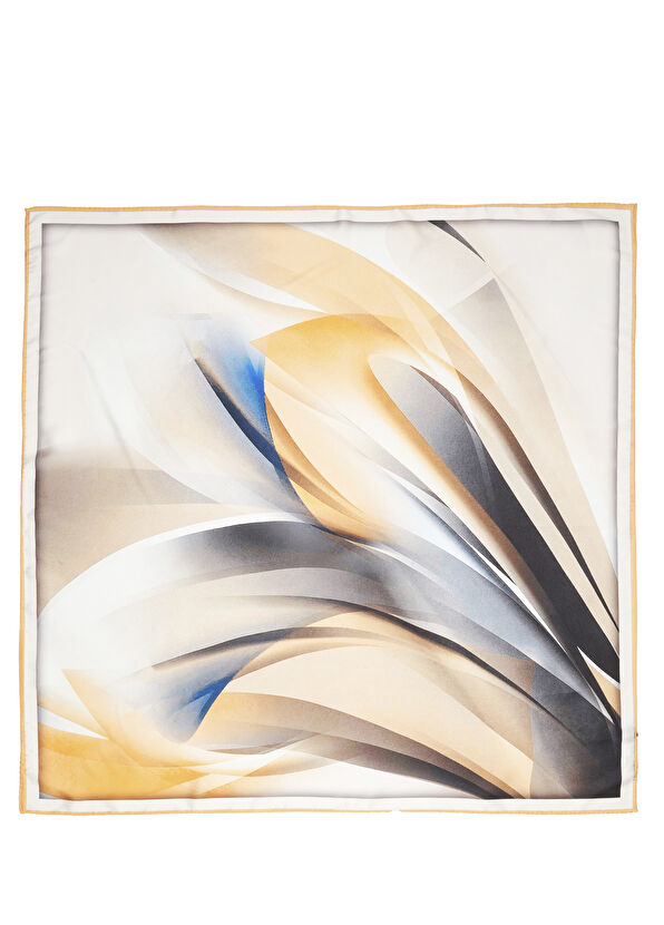 Beymen Club Multicolored Patterned 90x90 Scarf - 1