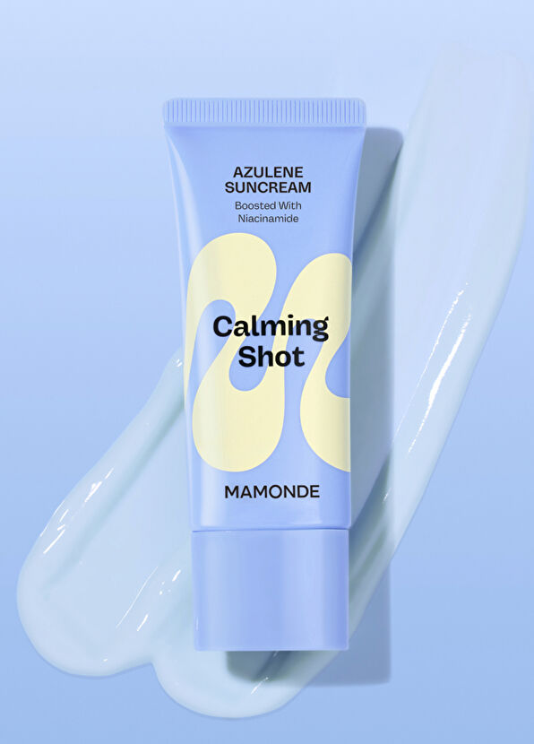 Mamonde Calming Shot Azulen Sun Cream SPF50+ Stres Önleyici ve Nemlendirici Güneş Kremi 35 ml - 2