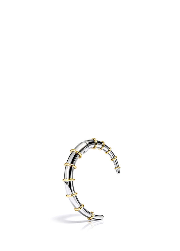 Jaagravii Sodium Mono Rodyum Kaplama Kadın Halka Küpe - 1