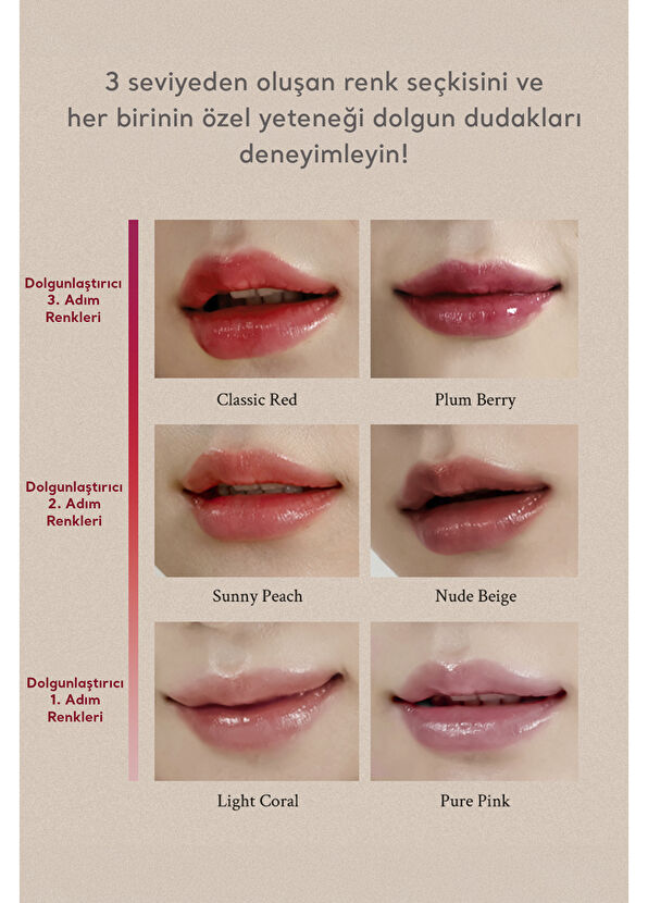 Village 11 Factory Plumpang Color Lip Balm Nude Beige Moisturizing & Plumping Tinted Lip Balm 4 gr - 2