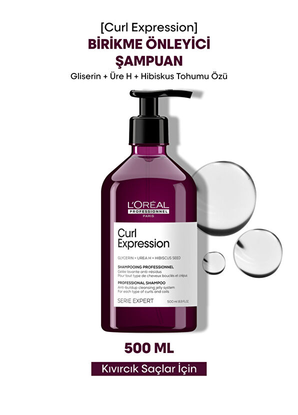 Loreal Professionnel Serie Expert Curl Expression Anti-Build-Up Shampoo for Curly Hair 500 ml - 2