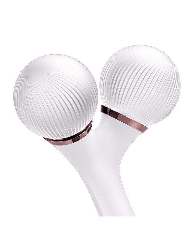 Geske Sonic Facial & Body Roller Beyaz Titreşimli Roller Yüz ve Vücut Şekillendirici Bakım Cihazı - 4