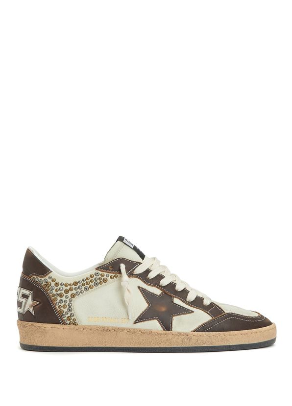 Golden Goose Private EDT Kahve Beyaz Erkek Deri Sneaker - 1
