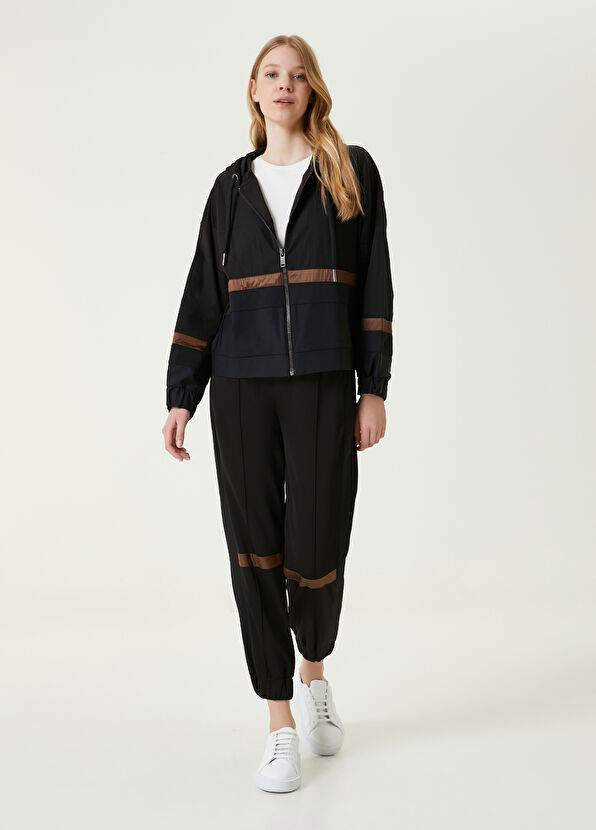 Beymen Club Siyah Kapüşonlu Garni Detaylı Sweatshirt - 2