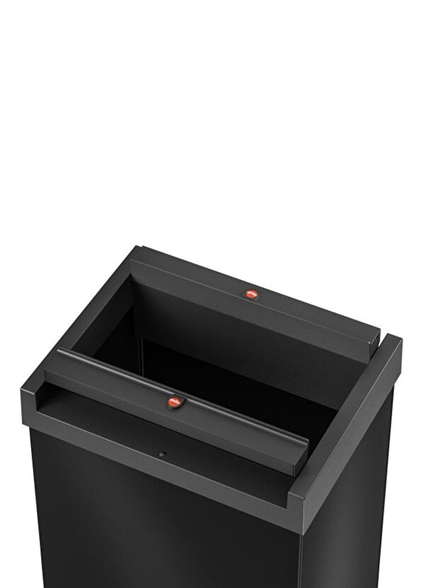 Hailo Siyah Çelik Çöp Kovası 52 Lt - 2