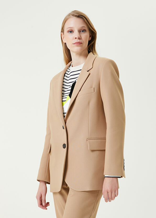 Beymen Club Bej Boyfriend Ceket - 4