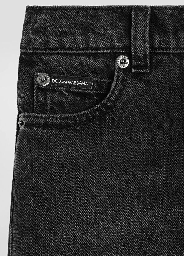 Dolce&Gabbana Gri Erkek Çocuk Kargo Pantolon - 3