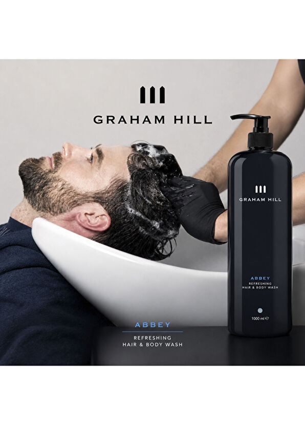 GRAHAM HILL Abbdey Hair & Body Wash Erkek Saç ve Vücut Şampuanı 1000 ml - 2