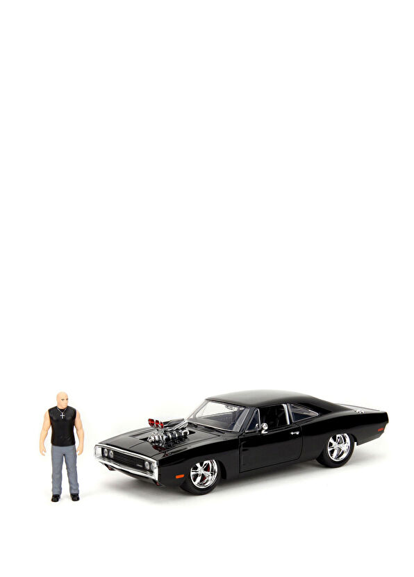 Jada Fast & Furious 1970 Dodge Charger Model Car and Figure - 1