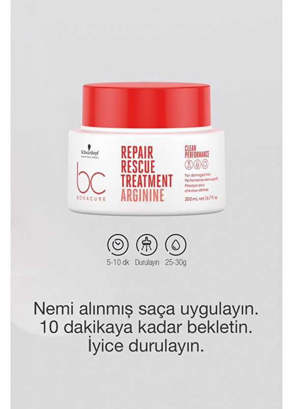 Bonacure BC Clean Besleyici Saç Maskesi 200 ml - 3