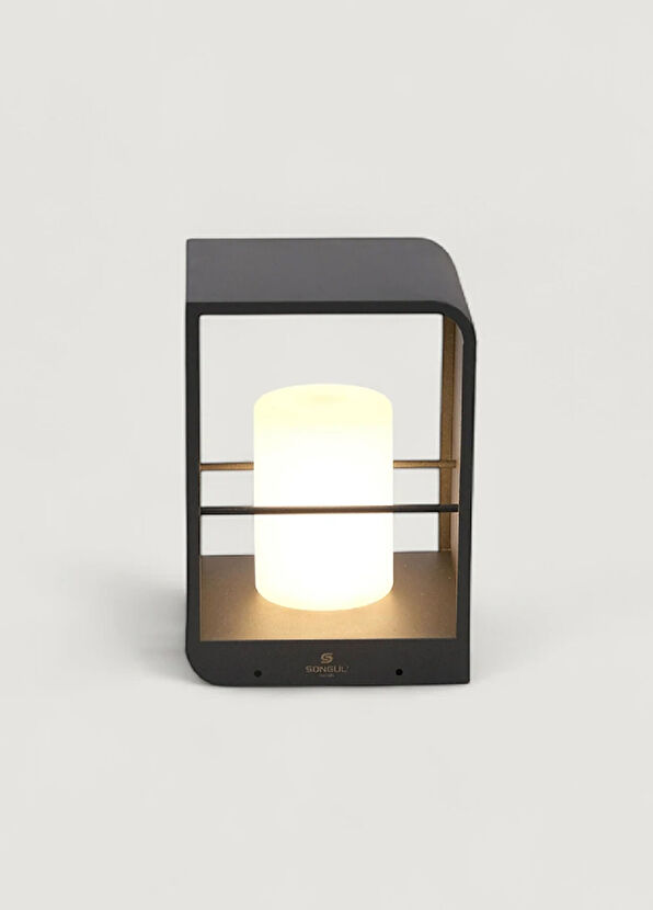 Lasttouch Vanni Siyah Metal Küçük Boy Lambader  - 2