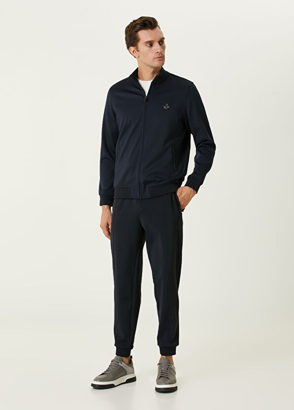 Beymen Club Navy Blue Logo Sweatshirt - 3