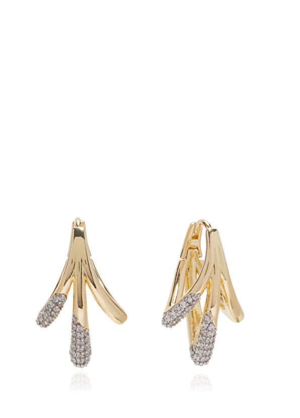 Gold Kadın Küpe - Görsel 3