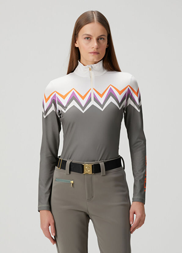 Bogner Beline Gray White Patterned Layer - 1