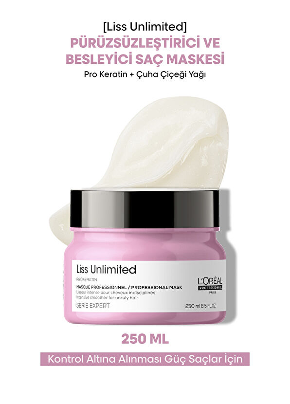 Loreal Professionnel Serie Expert Liss Unlimited Disiplin Maskesi 250 ml - 2