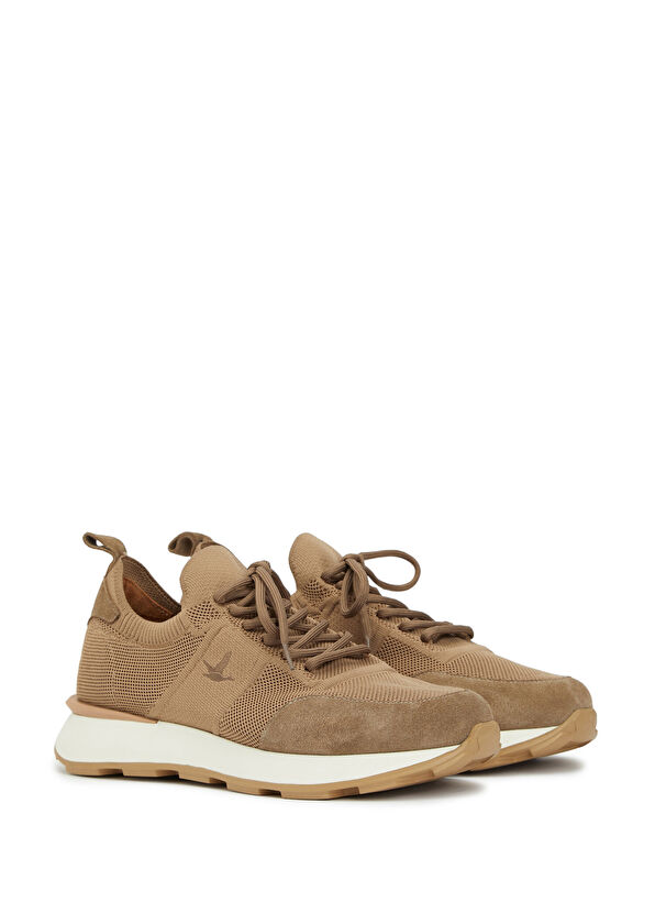 Beymen Club Beige Retro Sole Men's Knitwear Sneakers - 2