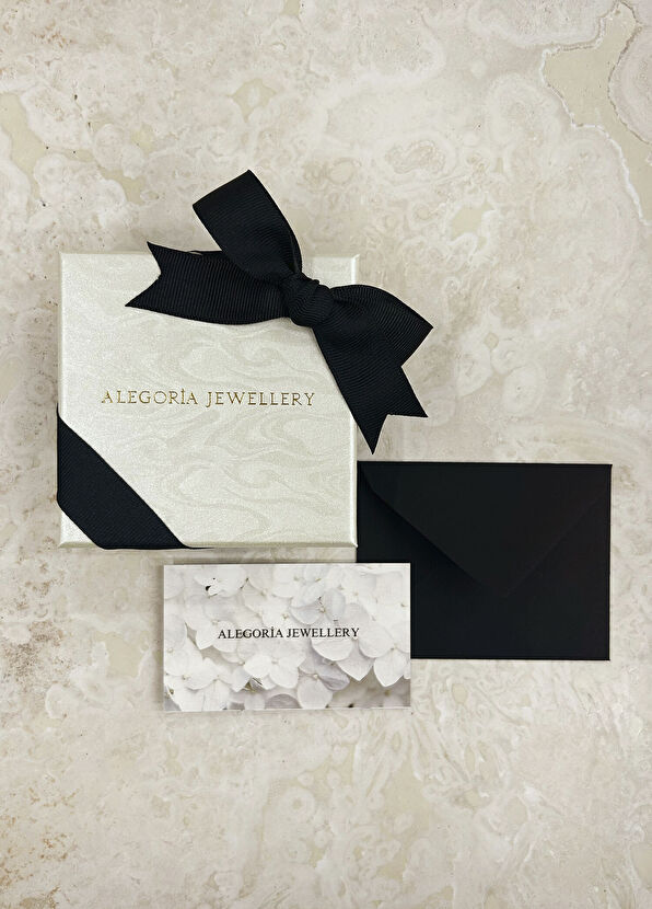 Allegoria Jewelry Orchid White Enamel 925 Sterling Silver 24K Gold Plated Women's Earrings - 4