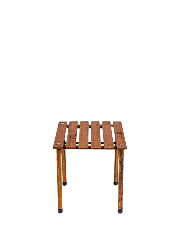 Bag The Joy Kahverengi Ahşap Katlanır Kamp Masası - 2