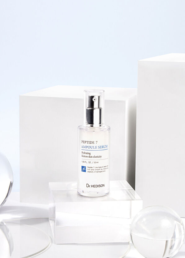 Dr. Hedison Peptide 7 Ampoule Peptit İçerikli Nemlendirici Cilt Serumu 50 ml - 2