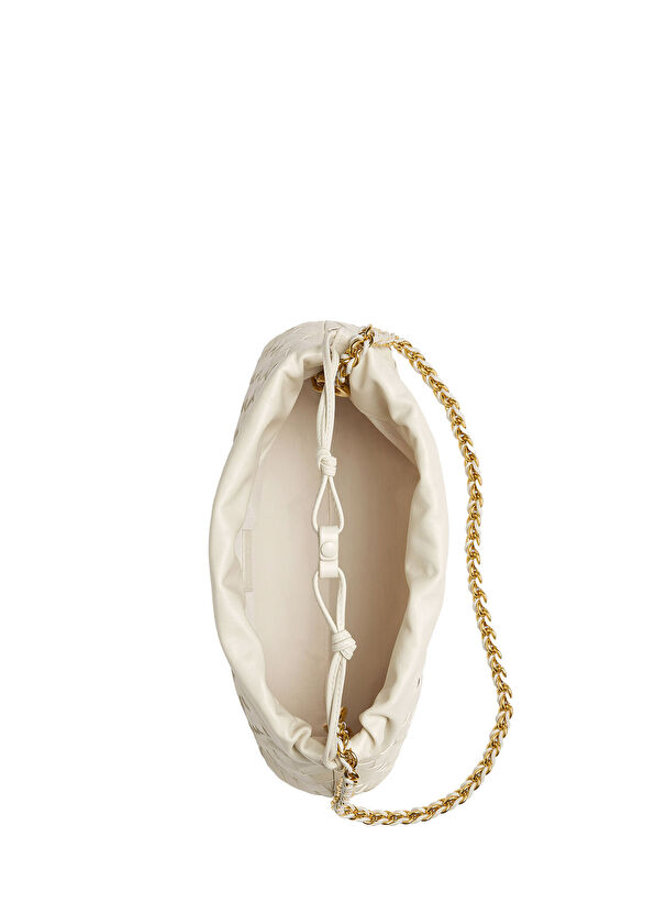 Dustbag Krem Kadın Deri El Portföyü - Görsel 4