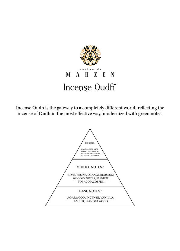 Parfum de Mahzen İncense Oudh Extraıt De 100 ml Unısex Parfüm - 3