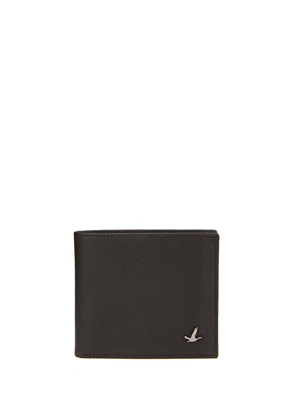 Beymen Club Siyah Logo Detaylı Erkek Deri Cüzdan - 1