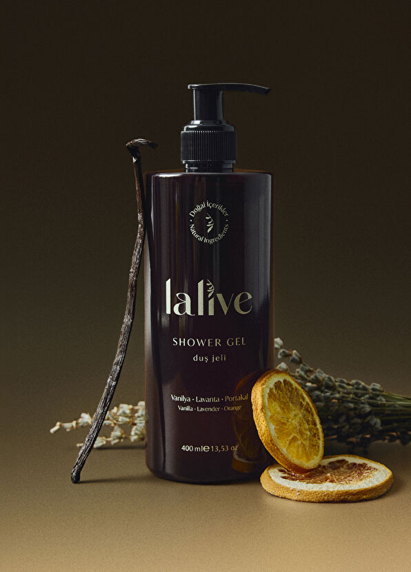 Lalive Vanilla Lavender Orange Natural Shower Gel 400 ml - 2