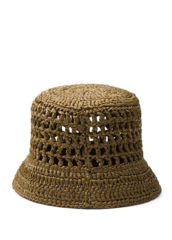 Prada Dokuma Kumaş Balıkçı Şapkası - 2