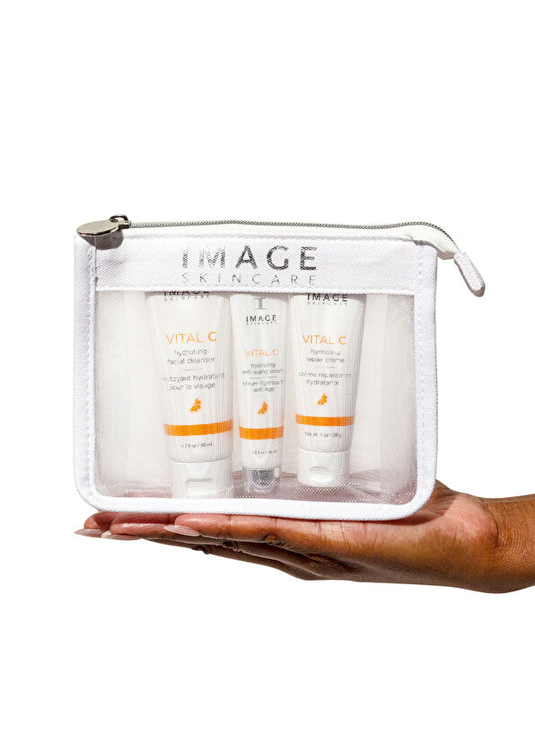 Image Skincare Vital Hydration C Hydrating Facial Cleanser + Hydrating Anti-Aging Serum ve Hydrating Repair Crème Cilt Bakım Seti - 3