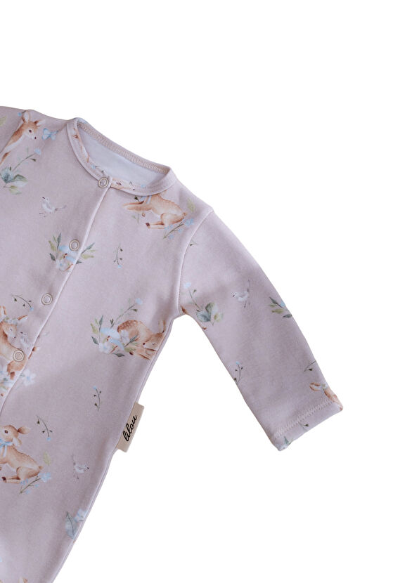 Lilou Atelier Macey Bej Unisex Bebek Organik Pamuk Tulum - 2