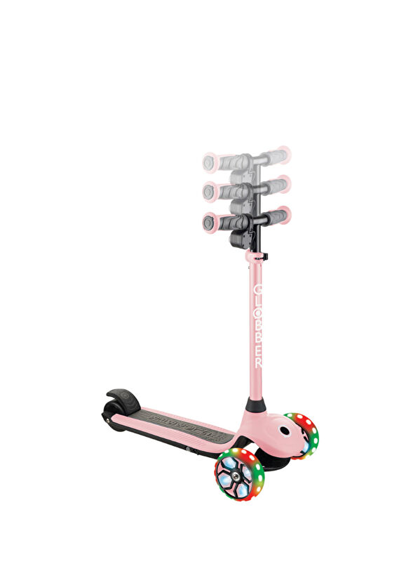 Globber One K E-Motion 4 Plus Pastel Pink Unisex Kids Light Electric Scooter - 2