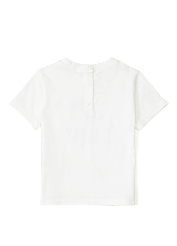 Fendi Coffee White Logo Unisex Baby T-Shirt - 2
