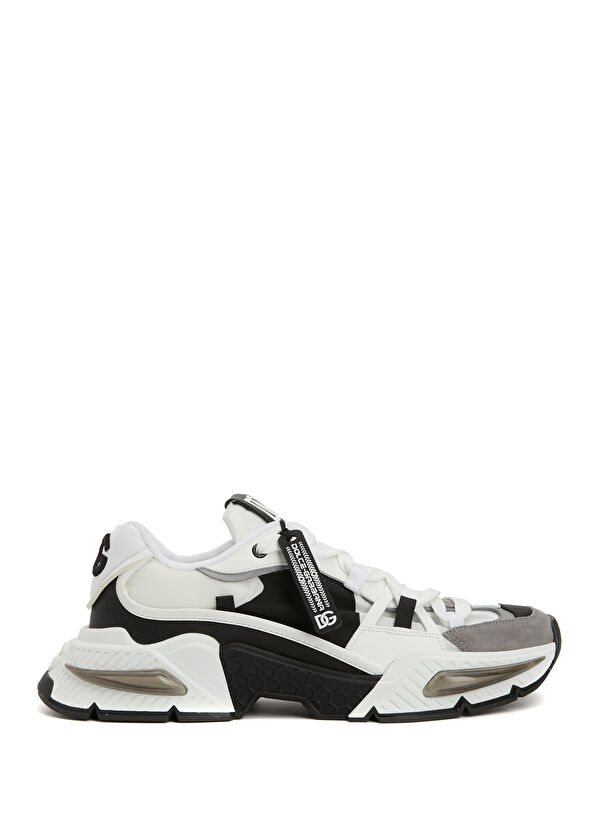 Siyah Beyaz Erkek Sneaker - Görsel 3