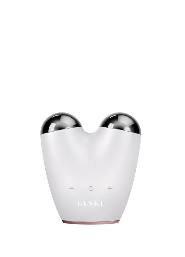 Geske MicroCurrent Face Lifter Beyaz Titreşimli Mikro Akım Yaşlanma Karşıtı Yüz ve Vücut Sıkılaştırma Cihazı - 2