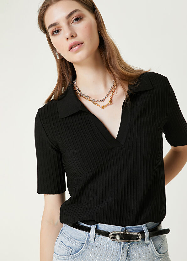 Beymen Club Siyah Dar Kalıp Triko - 2